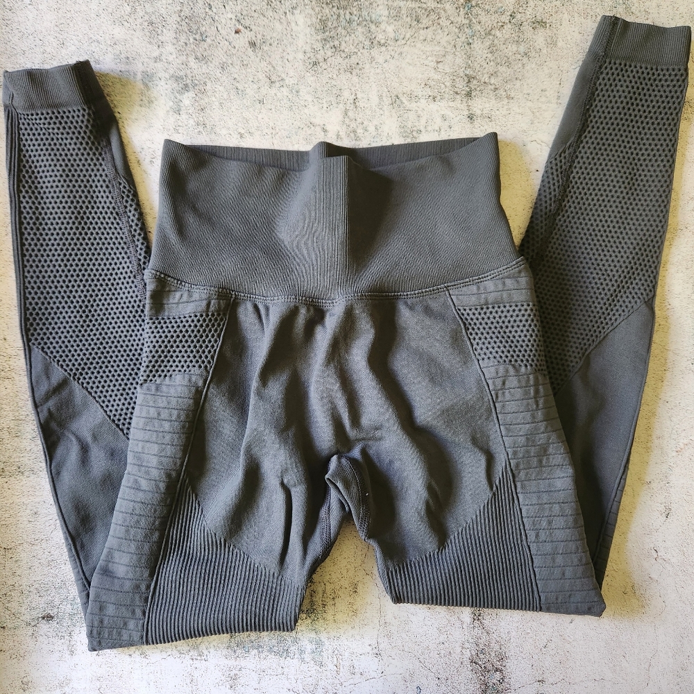 Gray Leggings Butt Enhancing Lift